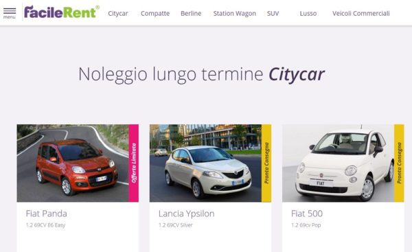 facile rent noleggio a lungo termine