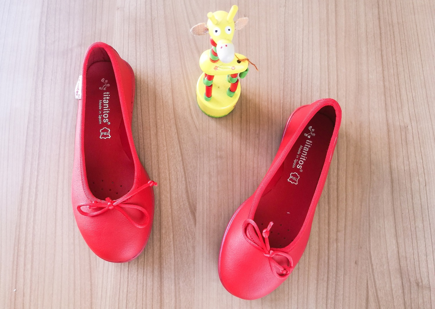 scarpe ballerine rosse bambina